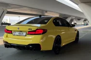 BMW M5 Competition Yellow video