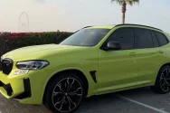 BMW X3M Competition Yellow video