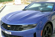 Chevrolet Camaro Convertible Blue video