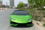 Video Lamborghini Huracan EVO Spyder Verde