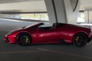 Lamborghini Huracan EVO Spyder rød video