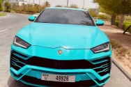 Lamborghini Urus Azul celeste vídeo