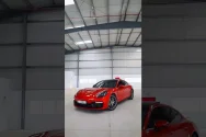 Porsche Panamera 4 Hybrid Orange Video